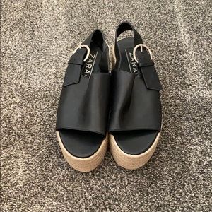 zara wedges